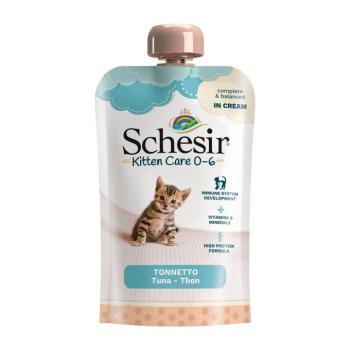 10x150g Schesir Kitten in Cream tonhal nedves macskatáp kép