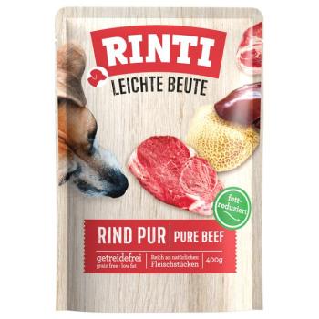 10x400g RINTI Leichte Beute nedves kutyatáp - Marha pur kép