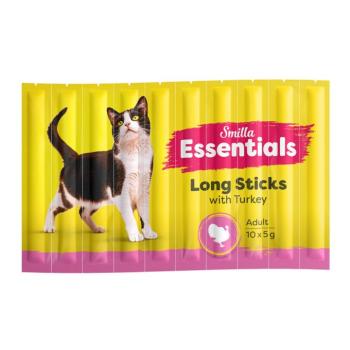 10x5g Smilla Essentials Sticks pulyka étrend-kiegészítő eledel macskáknak kép