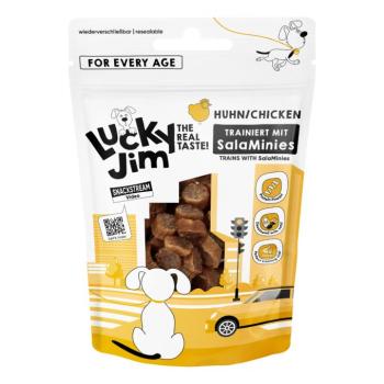 10x70g Lucky Jim SalaMinies, csirke, kutyasnack kép