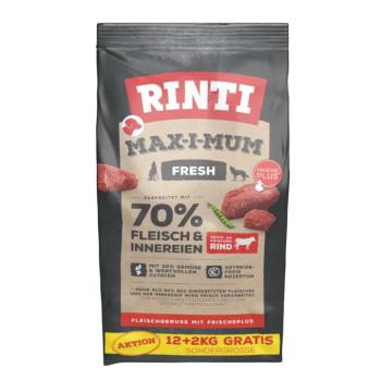 12+4kg RINTI Max-i-mum száraz kutyatáp - Fresh marha kép