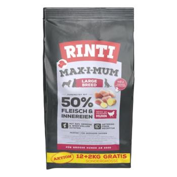 12+4kg RINTI Max-i-mum száraz kutyatáp - Large Breed csirke kép