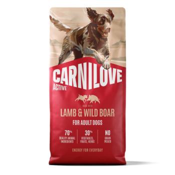 12 kg Carnilove Active Adult bárány & vaddisznó száraz kutyatáp kép