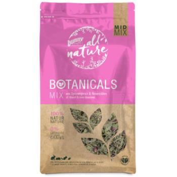 120g Bunny All Nature Botanicals Mid Mix lándzsás útifű & rózsaszirom kisállat snack