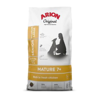 12kg Arion Original Mature 7+ Medium/Large csirke száraz kutyatáp kép