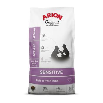 12kg Arion Original Sensitive Medium Breed bárány száraz kutyatáp kép