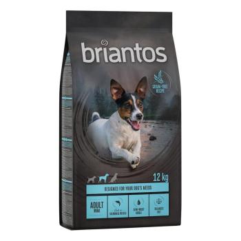 12kg Briantos Adult Mini lazac & burgonya - gabonamentes száraz kutyatáp kép