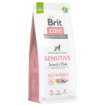 12kg Brit Care Dog Sustainable Sensitive Fish & Insect száraz kutyatáp kép