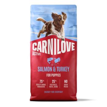 12kg Carnilove Active Puppies lazac & pulyka száraz kutyatáp kép