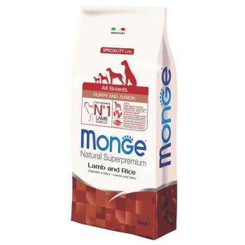 12kg Natural Superpremium All Breeds All Breeds Puppy Lamb & Rice Monge Száraz kutyatáp kép