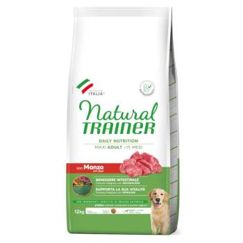 12kg Natural Trainer Adult Maxi marha száraz kutyatáp kép