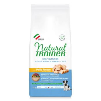 12kg Natural Trainer Puppy & Junior Medium száraz kutyatáp kép