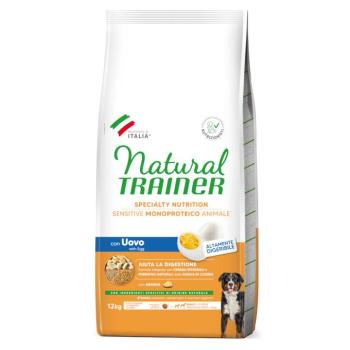 12kg Natural Trainer Sensitive Adult Medium & Maxi tojás száraz kutyatáp kép