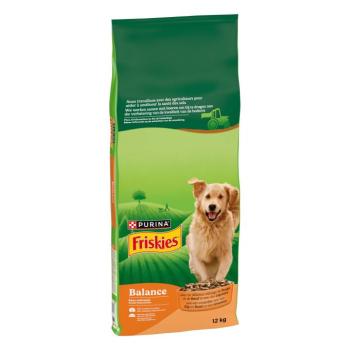 12kg PURINA Friskies Balance Dog csirke, marha & zöldség száraz kutyatáp kép