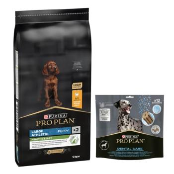 12kg PURINA PRO PLAN Large Athletic Puppy száraz kutyatáp+426g snack ingyen kép