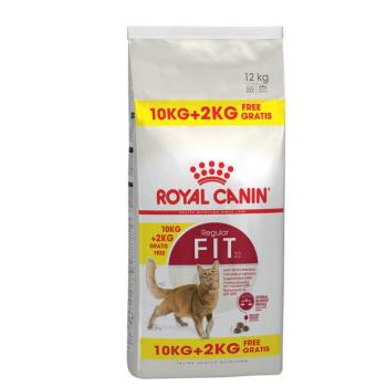 12kg Royal Canin Feline Regular Fit száraz macskatáp 10+2kg ingyen kép