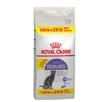 12kg Royal Canin Feline Sterilised 37 száraz macskatáp 10+2kg ingyen kép