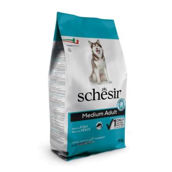 12kg Schesir Dog Medium Maintenance hal száraz kutyatáp kép