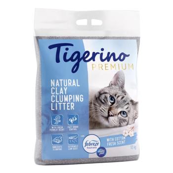 12kg Tigerino Prémium macskaalom - Ambi pur gyapotvirág illat kép