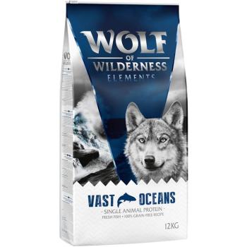 12kg Wolf of Wilderness Monoprotein "Vast Oceans" hal száraz kutyatáp kép
