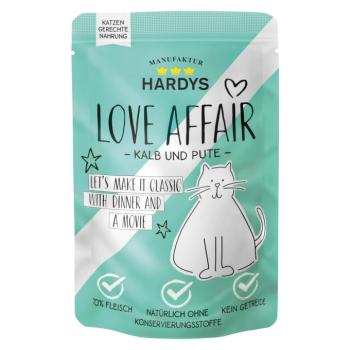 12x100g Hardys LOVE AFFAIR Borjú & pulyka nedves macskatáp kép