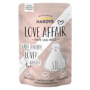 12x100g Hardys LOVE AFFAIR Kacsa & vad nedves macskatáp kép