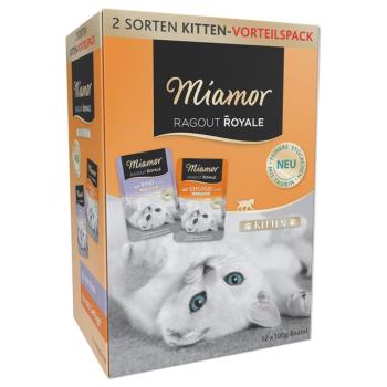 12x100g Miamor Ragout Royale Kitten szárnyas aszpikban + marha aszpikban vegyes csomag kép