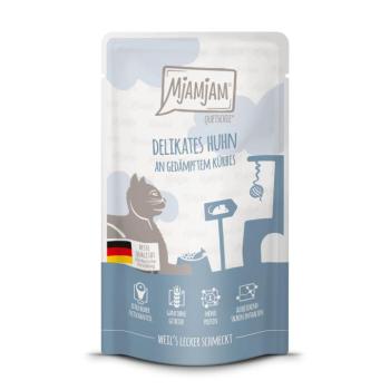12x125g MjAMjAM Quetschie Csirke nedves macskatáp kép