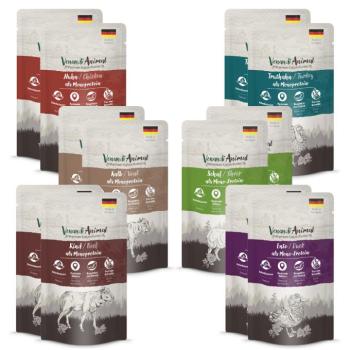 12x125g Venandi Animal Monoprotein nedves macskatáp 6 változattal kép
