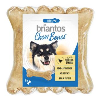 12x12cm (600g) Briantos Chew Bones csirke & banán kutyasnack kép