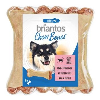 12x12cm (660g) Briantos Chew Bones bikacsökkel kutyasnack kép