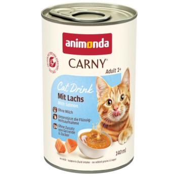 12x140ml animonda Carny Cat Drink lazac macskaital étrend-kiegészítő kép