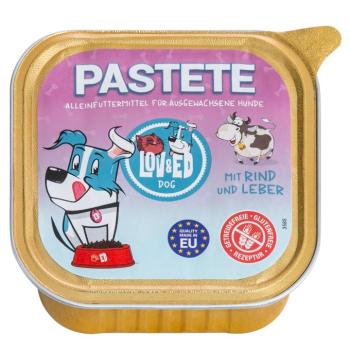 12x150g Lov&Ed pástétom Marha & máj nedves kutyatáp kép