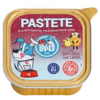 12x150g Lov&Ed pástétom Szárnyas & bárány nedves kutyatáp kép