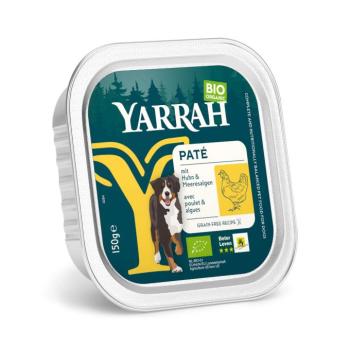 12x150g Yarrah Bio Paté Bio csirke & bio aloe vera nedves kutyatáp kép