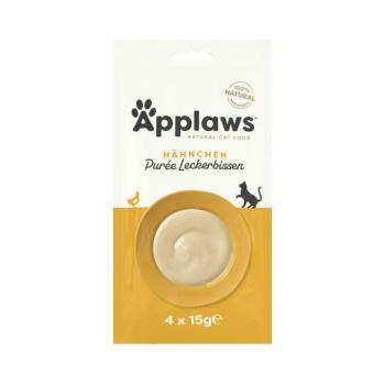 12x15g Applaws Puree csirke étrend-kiegészítő eledel macskáknak kép