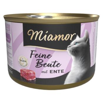 12x185g Miamor Feine Beute nedves macskatáp - Kacsa kép