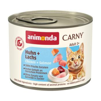 12x200g animonda Carny Adult csirke & lazac nedves macskatáp kép