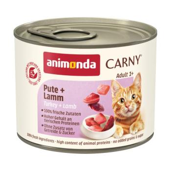 12x200g animonda Carny Adult pulyka & bárány nedves macskatáp kép