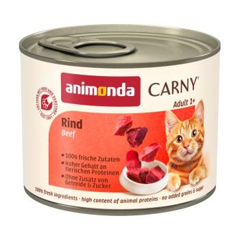 12x200g animonda Carny Adult pulyka, csirke & garnéla nedves macskatáp kép