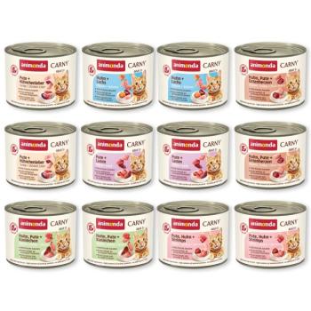 12x200g animonda Carny Adult szárnyasválogatás nedves macskatáp kép