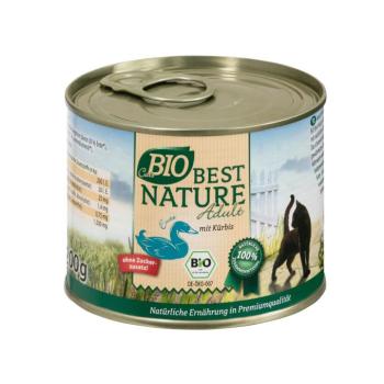 12x200g Best Nature Cats Bio kacsa & tök nedves macskatáp kép