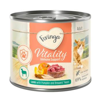 12x200g Feringa Vitality Immune bárány nedves macskatáp kép