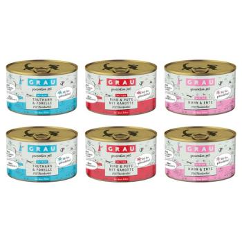 12x200g GRAU Kitten multipack 3 változattal