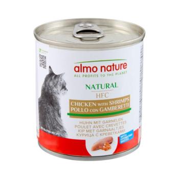 12x280g Almo Nature HFC csirke & garnéla nedves macskaeledel kép