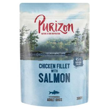 12x300g Purizon Adult nedves kutyatáp - Csirkefilé lazaccal, spenóttal & kókusszal kép