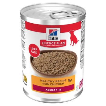 12x370g Hill's Science Plan Adult Adult nedves kutyatáp-csirke