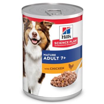 12x370g Hill's Science Plan Mature Adult 7+ nedves kutyatáp - csirke kép