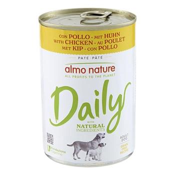 12x400g Almo Nature Daily csirke nedves kutyatáp kép