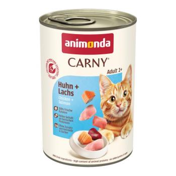 12x400g animonda Carny Adult csirke & lazac nedves macskatáp kép